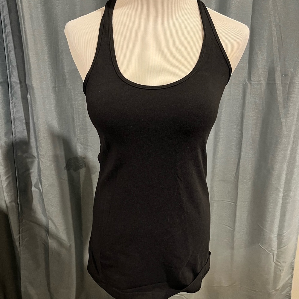 Lululemon Athletica Black Fitted Tank Top